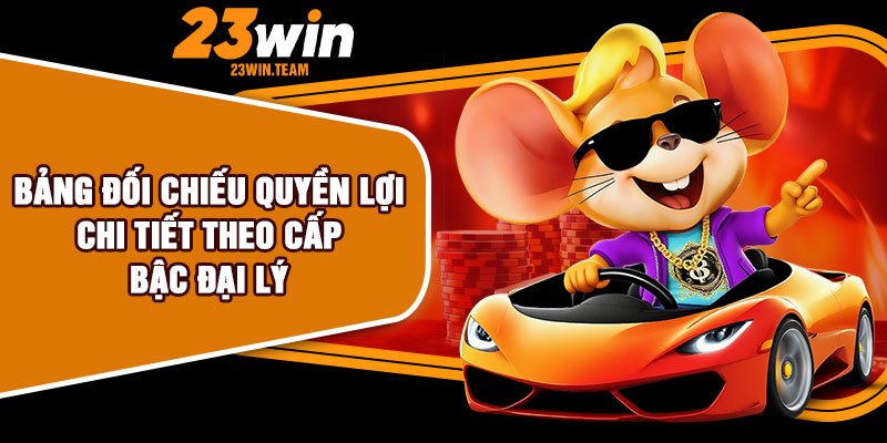 Bảng đối chiếu quyền lợi chi tiết theo cấp bậc đại lý